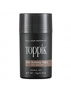TOPPIK Hair Building Fibers (Medium Brown) - 12g