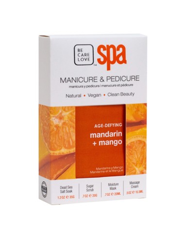 Be Care Love Spa Single Use Packette Box - Mandarin + Mango