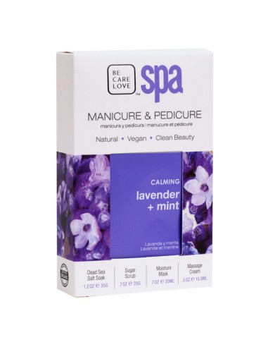 Be Care Love Spa Single Use Packette Box - Lavender + Mint