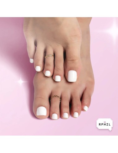 RPNZL Press-on Toenail Kit - Snow White