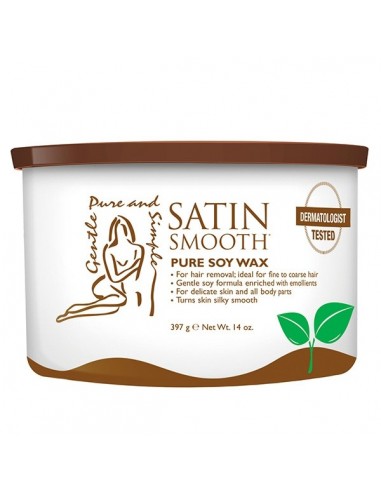 Satin Smooth Pure Soy Wax - 397g - SSW14SYG