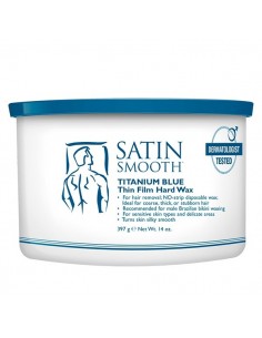 Satin Smooth Titanium Blue Hard Wax - 397g - SSW14MPG