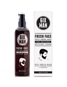 6IXMAN Fresh Face and Beard Wash - 100ml