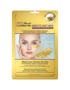 Satin Smooth LuxGold Foil Gold Under Eye Sheet Mask - LUXGOLD