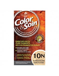 COLOR & SOIN Natural Ammonia Free Hair Color Kit - 10N Platinium Blond