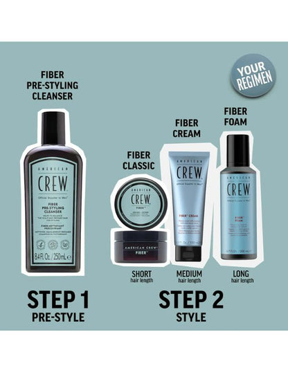 American Crew Fiber Pre-Styling Shampoo - 250ml