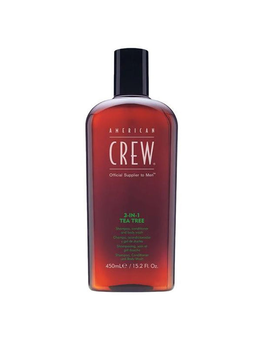 American Crew 3 en 1 Tea Tree - 450 ml