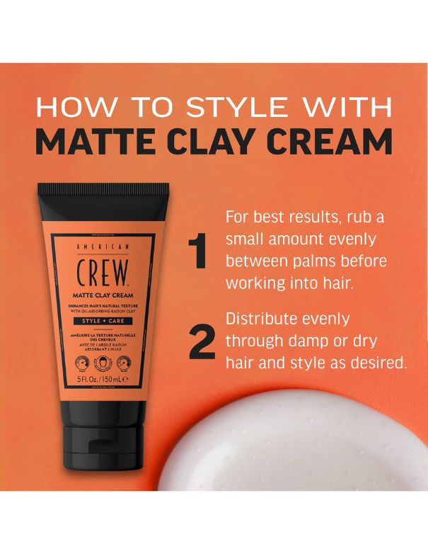 American Crew MATTE CLAY CREAM - 150ml