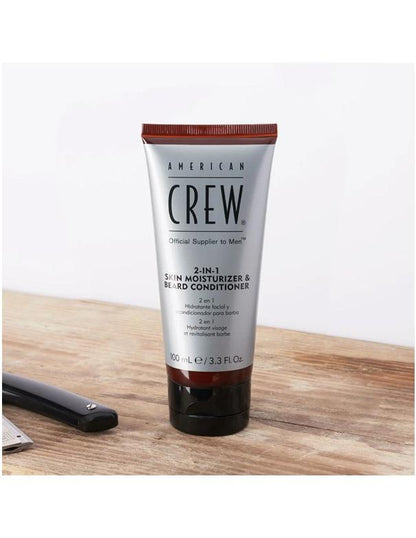 Soin hydratant et revitalisant pour la barbe 2 en 1 American Crew - 100 ml