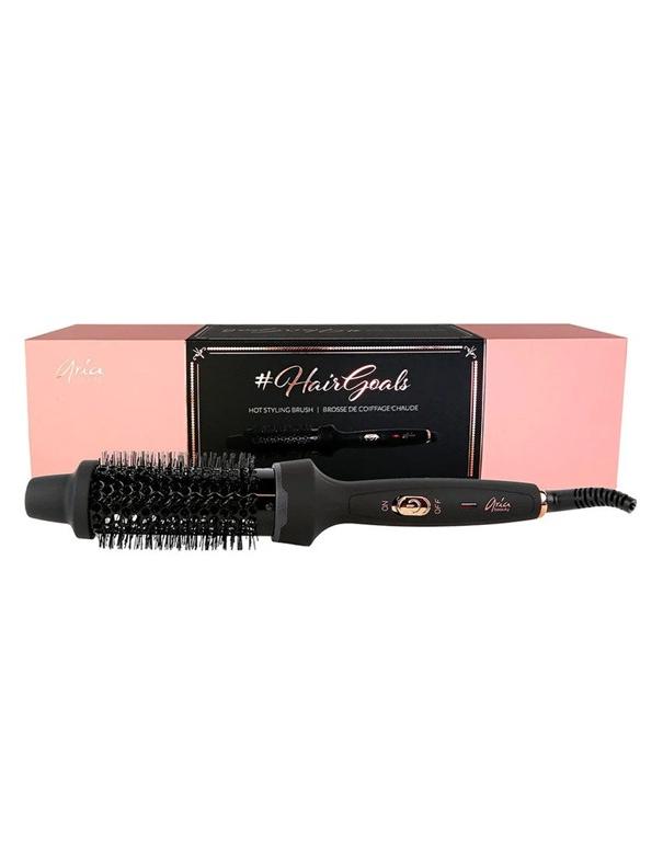 Brosse coiffante chaude Aria HairGoals noire 1,5