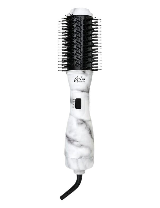 Brosse de brushing en marbre gris Aria