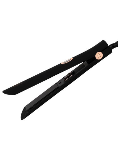 Aria Ultra Sleek Black Digital Hair Straightener 1"
