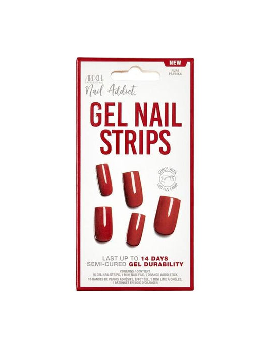 Bandes de gel pour ongles Ardell Nail Addict Paprika pur