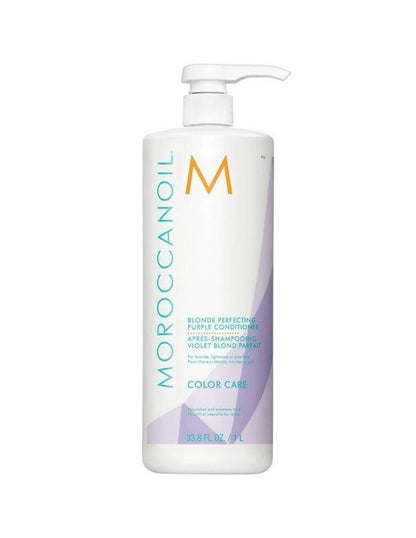 Après-shampoing violet perfecteur de blonde Moroccanoil - 1 L