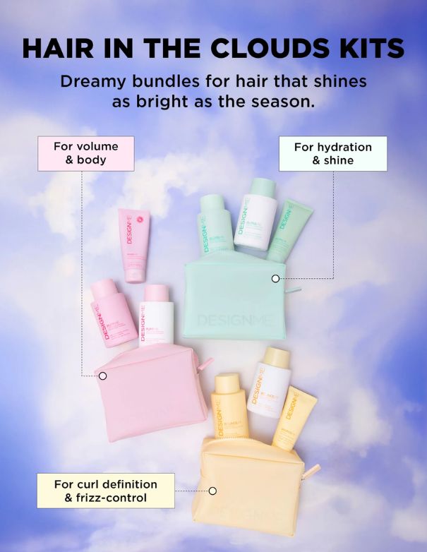 GlossME Hair in the Clouds Hydration & Shine Kit