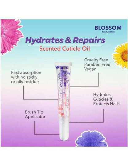 Huile pour cuticules BLOSSOM On the Mend Bouquet de printemps - 10 ml