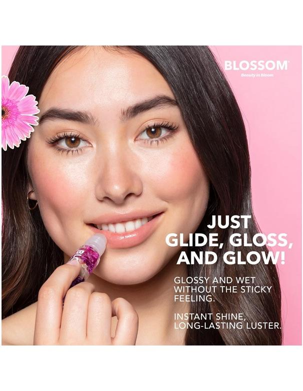 BLOSSOM Fruit Orchard Roll-On Lip Gloss Strawberry - 5.9ml