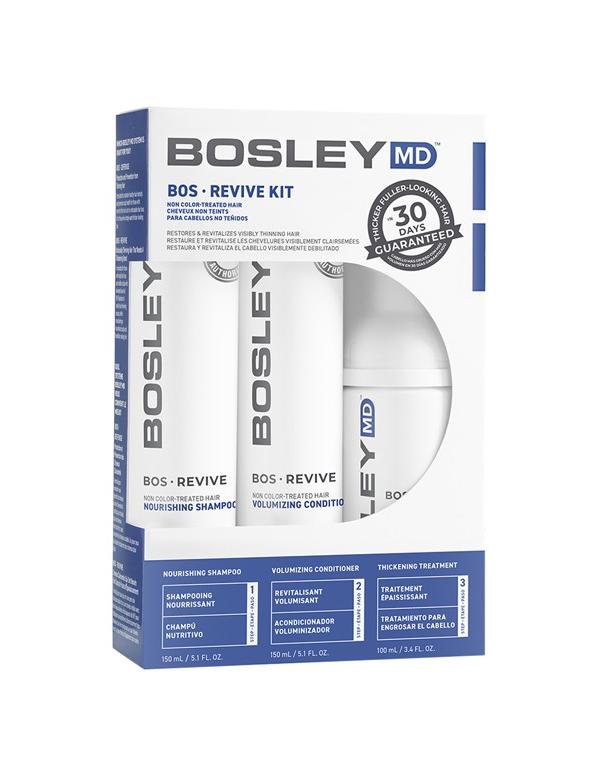 Kit de démarrage pour cheveux non colorés Bosley BosRevive