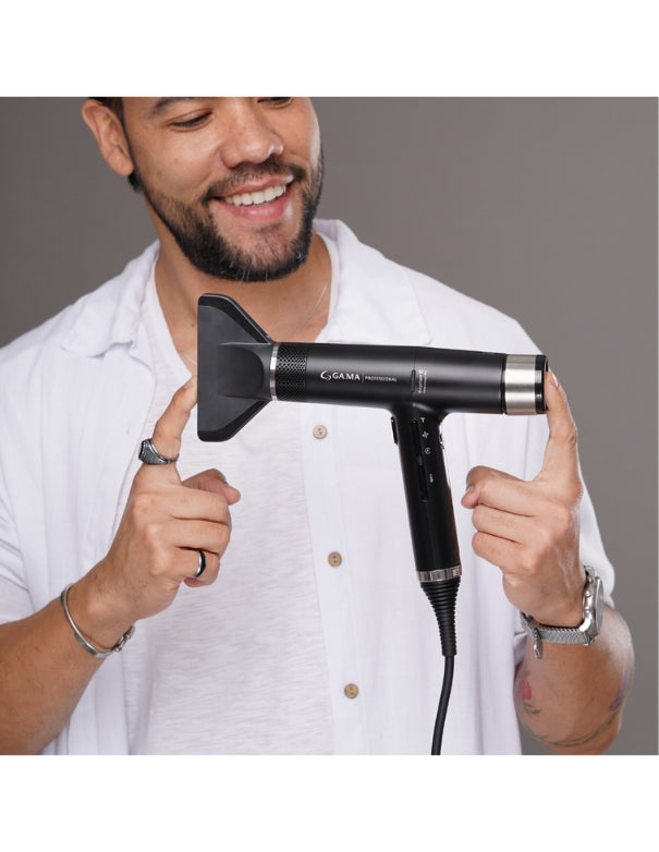 Gama Professional IQ3 Perfetto Hairdryer Black