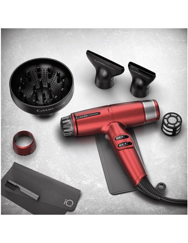 Sèche-cheveux professionnel Gama IQ Lite Rouge
