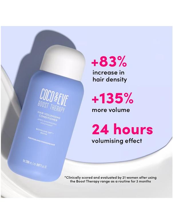 Après-shampoing volumateur pour cheveux Coco &amp; Eve - 280 ml