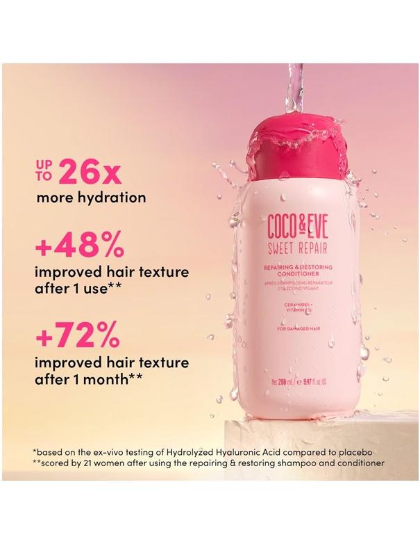 Après-shampoing réparateur et réparateur Coco &amp; Eve - 280 ml