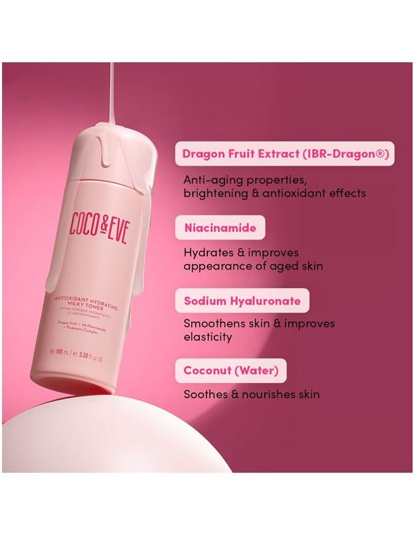 Tonique Lacté Hydratant Antioxydant Coco &amp; Eve - 100 ml