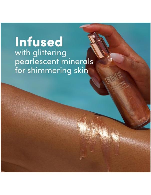 Coco & Eve Antioxidant Glow Shimmer Body Oil - 100ml