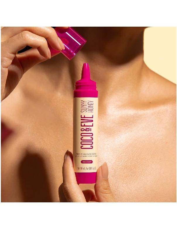 Coco & Eve Bronzing Face Drops Medium Glow - 30ml