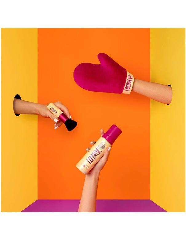 Gant de bronzage doux en velours Coco &amp; Eve