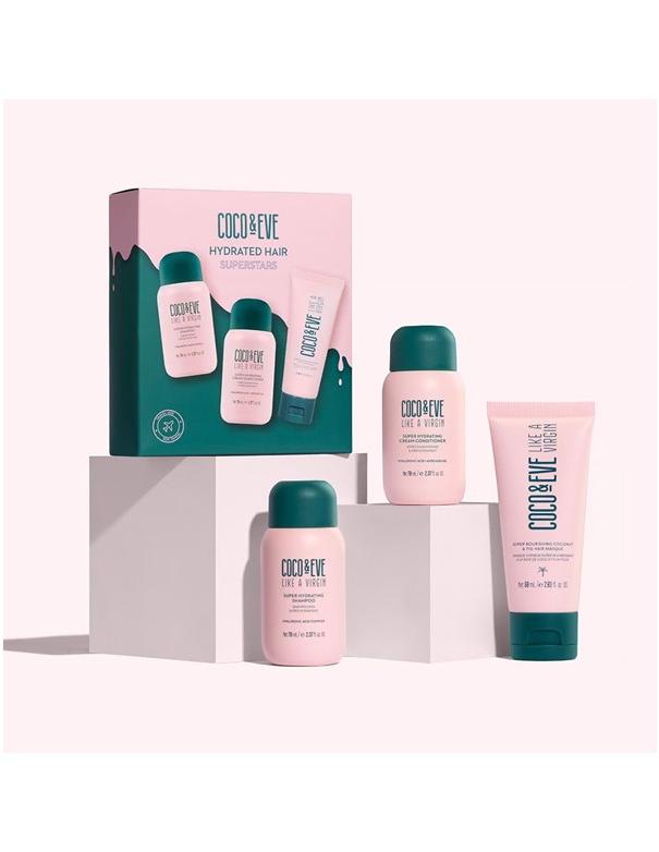 Coffret Superstars pour cheveux hydratés Coco &amp; Eve
