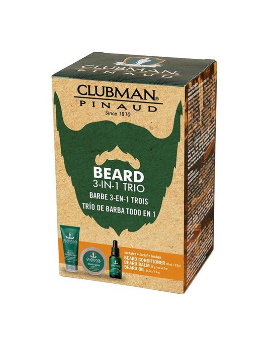 Kit de 3 pièces pour barbe Clubman