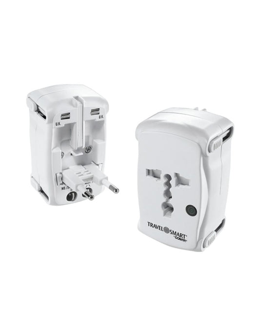 Conair Travel Smart All-in-One Adapter Plug with Surge Protection
