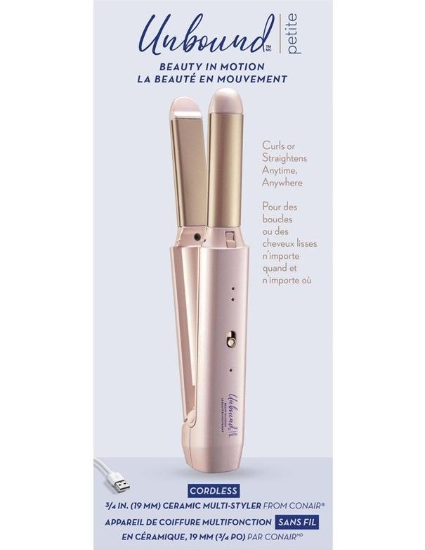 Conair Unbound Petite Cordless 3-4 - Ceramic Multi Styler