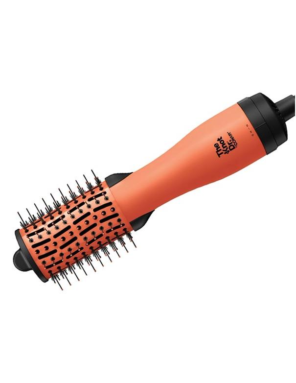 Mini brosse sèche-cheveux ovale tout-en-un Conair Abricot