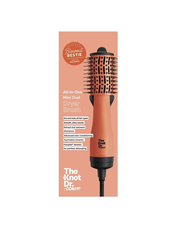 Mini brosse sèche-cheveux ovale tout-en-un Conair Abricot