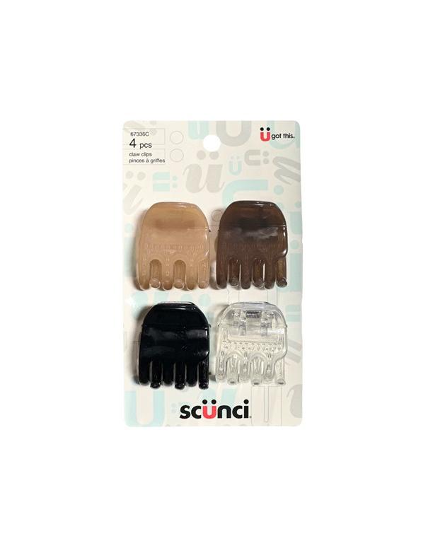 Pinces à griffes Conair Scunci, 4 pièces