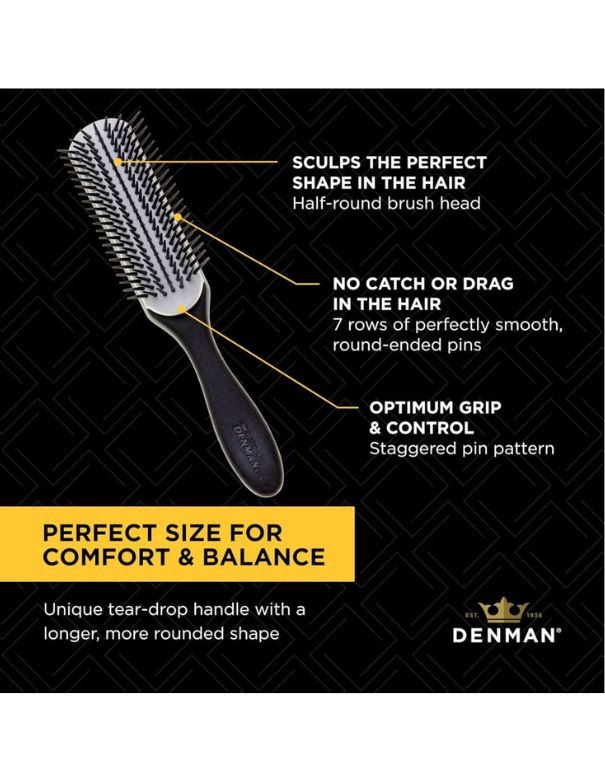 Brosse Denman Original 7 rangées DE-3MC