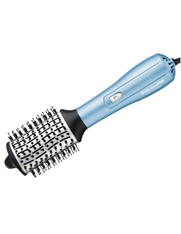 BabylissPRO Nano Titanium Oval Ionic Hot Air Brush Large