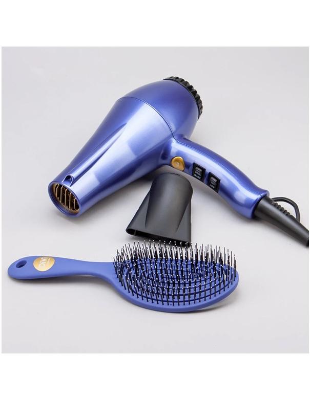 Ensemble sèche-cheveux et brosse ionique en céramique BabylissPro violet