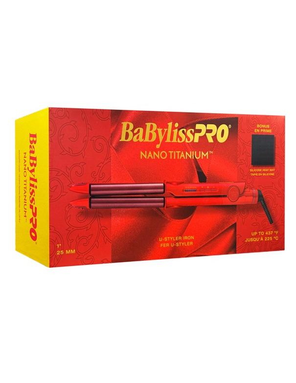 Fer à lisser BabylissPro Nano Titanium U-styler 1 tapis chauffant en silicone