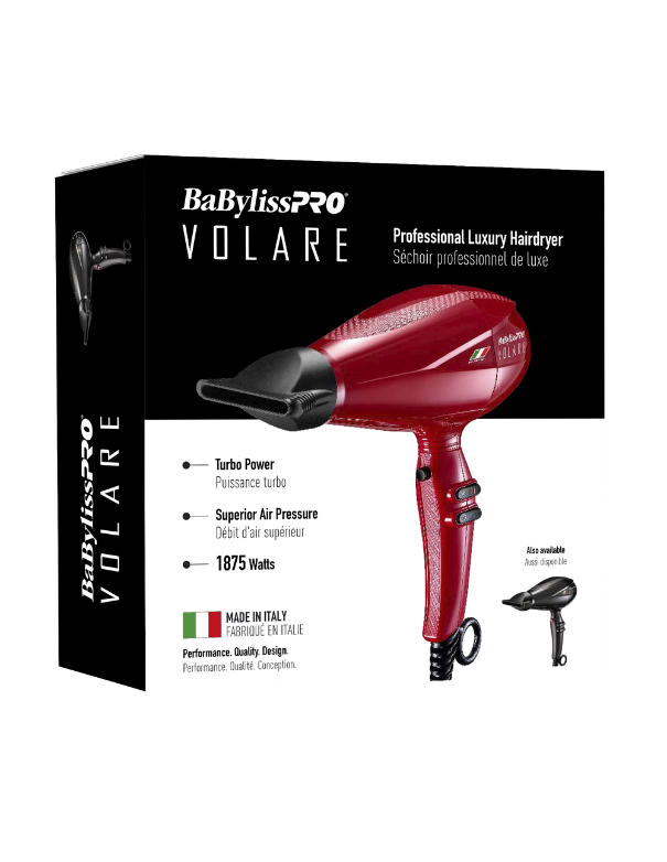 BaBylissPRO Volare Hairdryer Red