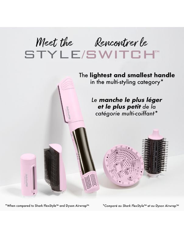 BaBylissPRO Nano Titanium STYLE/SWITCH Ionic Multi-Styler & Dryer