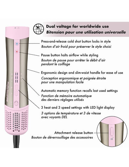 BaBylissPRO Nano Titanium STYLE/SWITCH Ionic Multi-Styler & Dryer