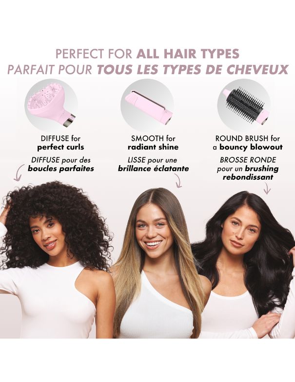 BaBylissPRO Nano Titanium STYLE/SWITCH Ionic Multi-Styler & Dryer