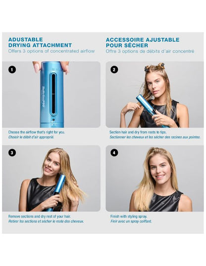 BaBylissPRO Nano Titanium Style/Switch IONIC MULTI-STYLER & DRYER 5 in 1