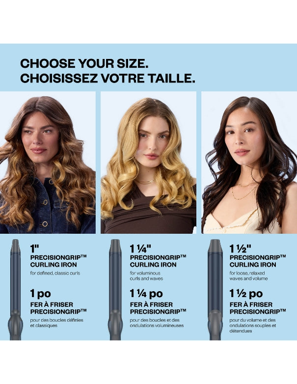 BaBylissPRO Nano Titanium PrecisionGrip Curling Iron 1-1/4