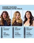 BaBylissPRO Nano Titanium PrecisionGrip Curling Iron 1-1/4