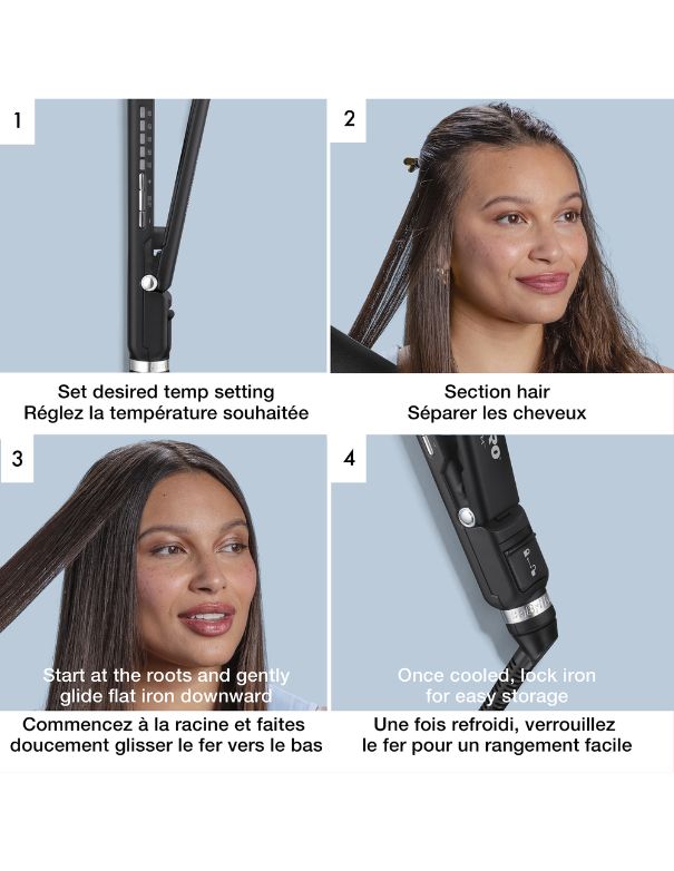 BaBylissPRO Nano Titanium Ultra Slim Flat Iron 1-1/2 - Black