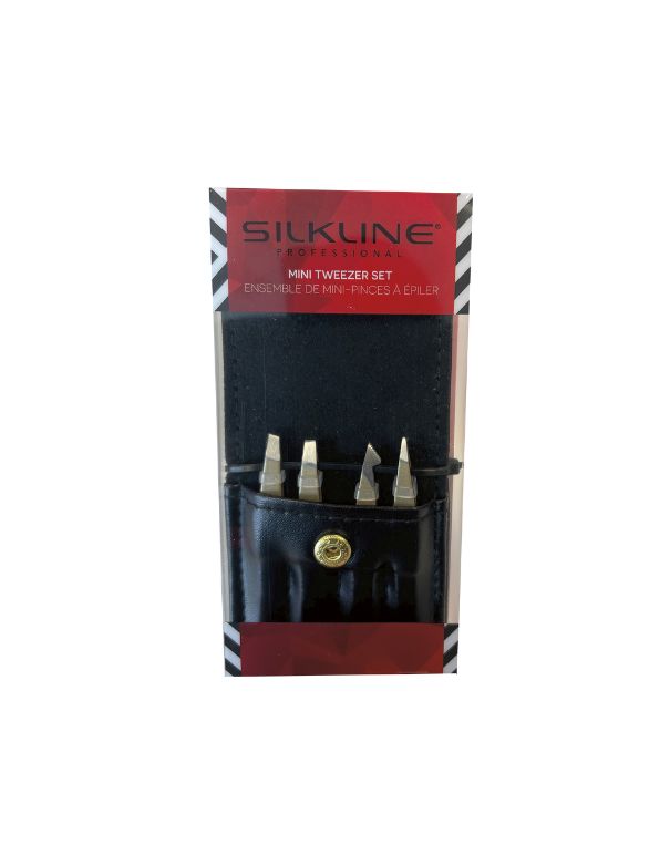 Silkline Professional Mini Tweezers Set